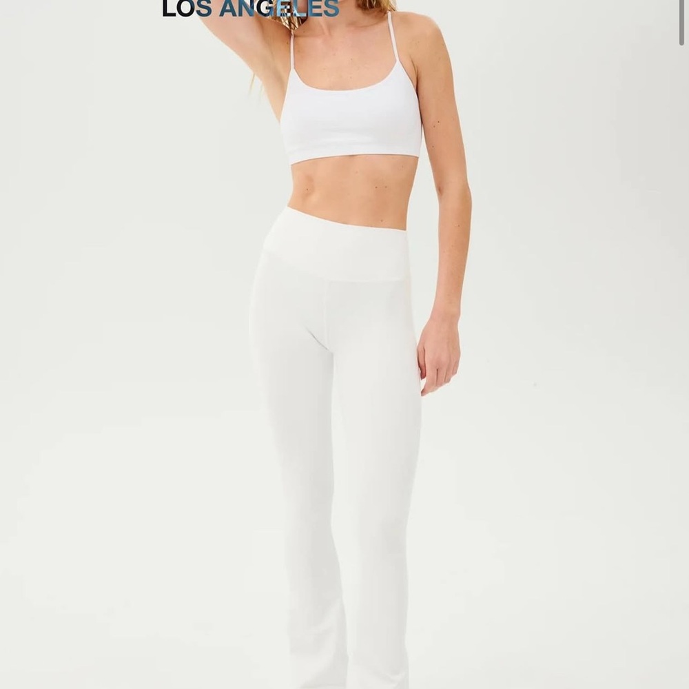 Splits59 White Flare Leggings